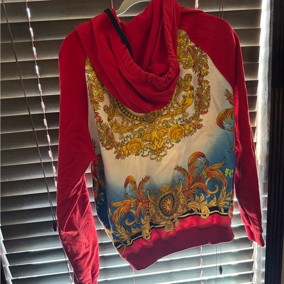 Versace Red and Gold Hoodie - Picture 2 of 2